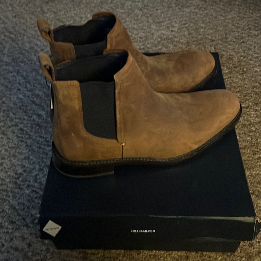 Cole Haan suede boots